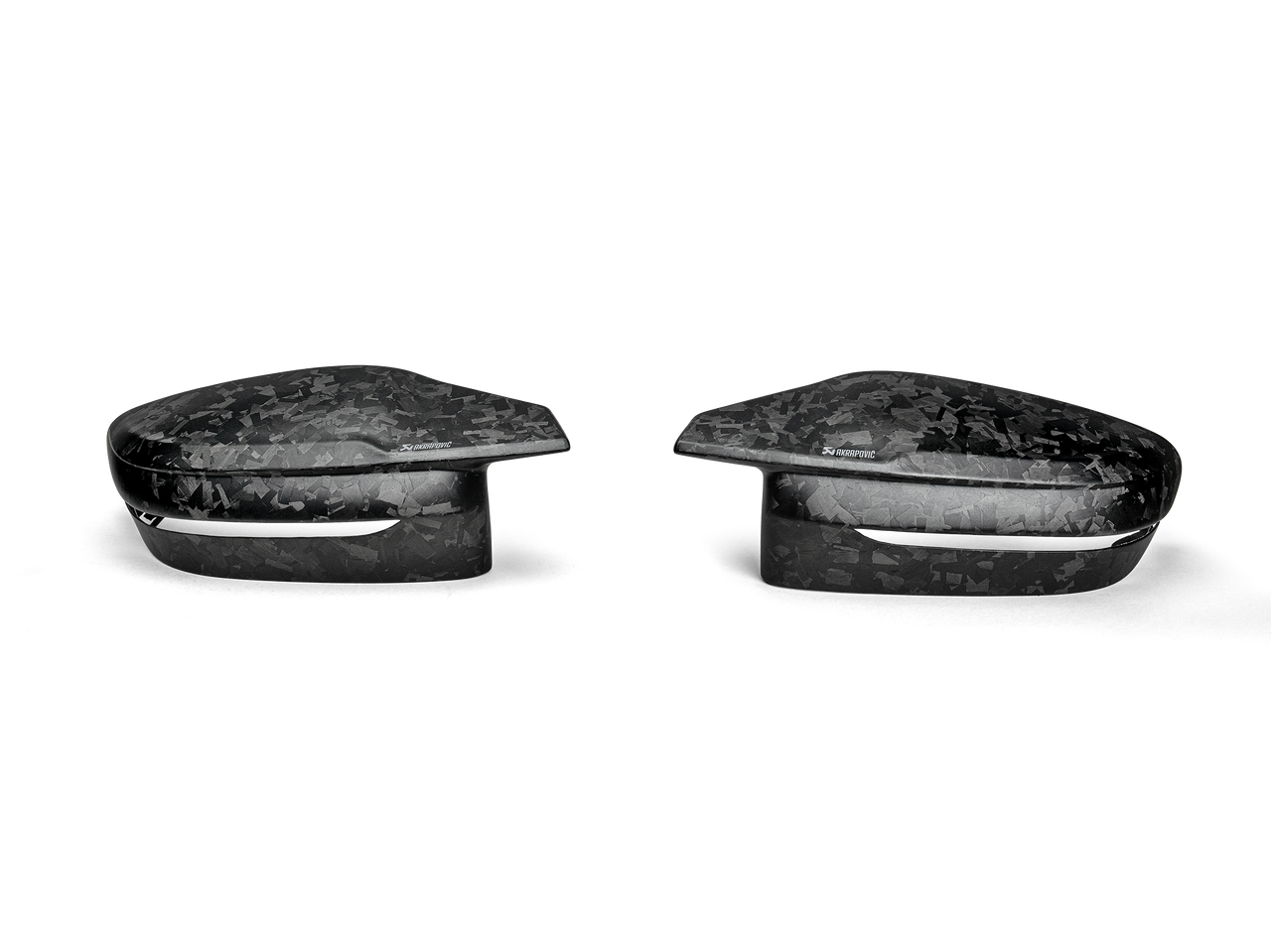 Akrapovic BMW M2 Coupe (G87) Chopped Carbon Fiber Mirror Cap Set - Matte