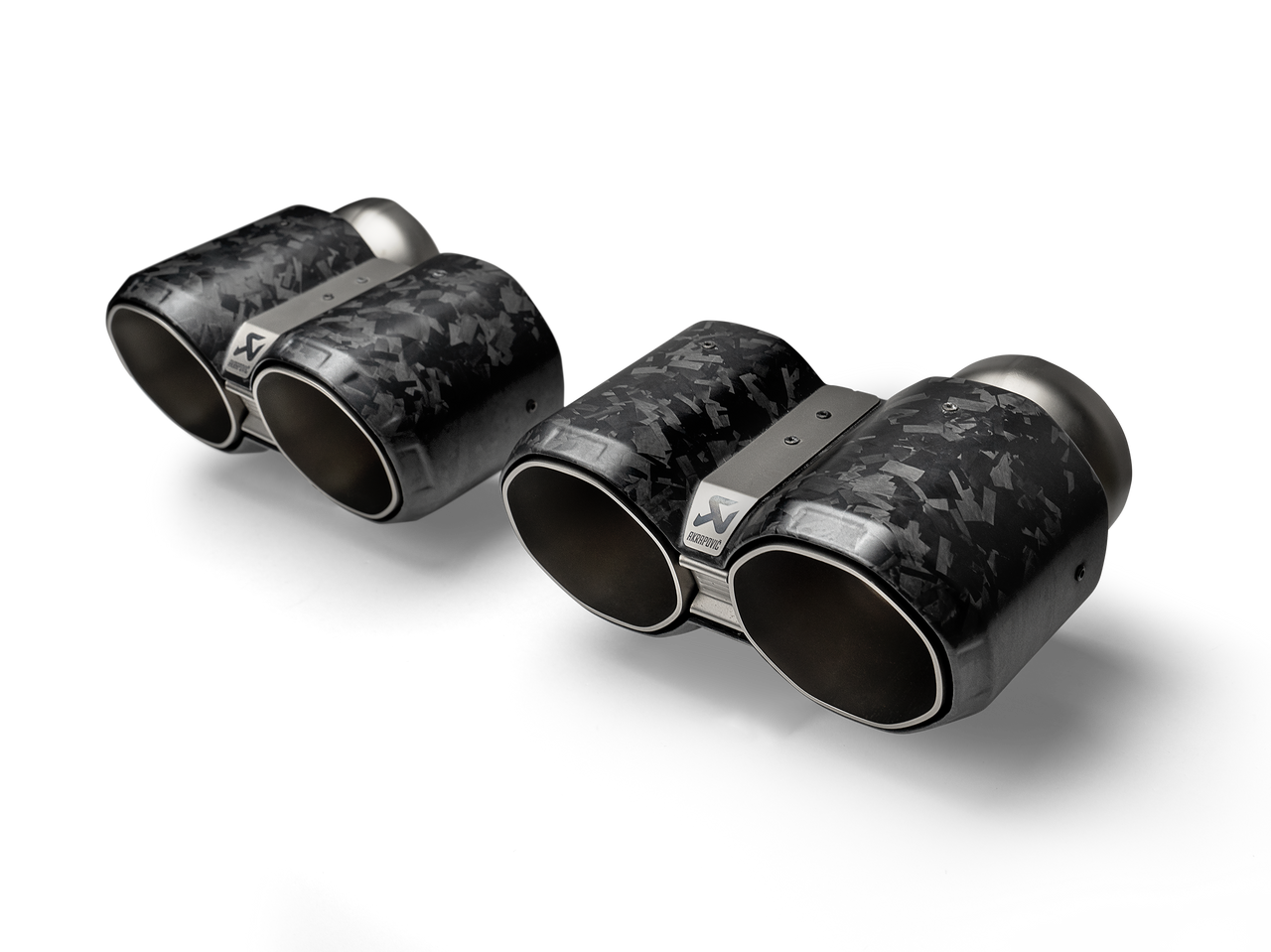 Akrapovic BMW M2 Coupe (G87) Tail Pipe Set - Chopped Carbon